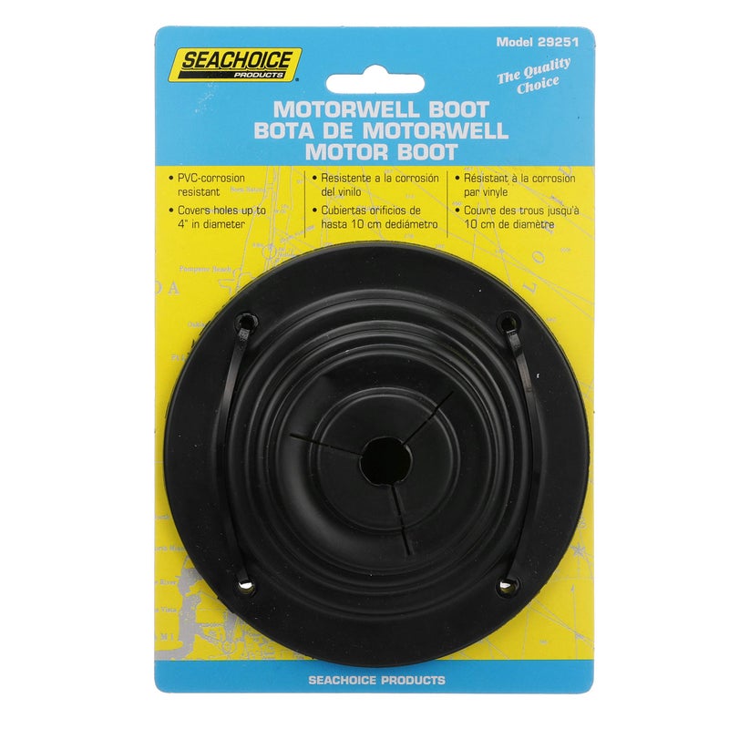 Seachoice Motorwell Boot, Organize and Protect Wires Or Fuel Lines, Covers Up to 4 in. Hole - Image 3